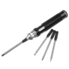 4 en 1 tournevis à six pans creux tournevis allen h1.5 h2.0 h2.5 h3.0mm outils de modelage pour la construction de modèl