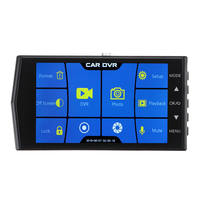 4 HD 1080P Double objectif voiture voiture DVR Dash Cam Recorder Caméra vidéo avant et arrière 170