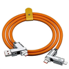 4-in-1 120W USB-A/Type-C to iP/Type-C Cable Fast Charging Data Transmission Copper Core Line 1M/1.5M Long for iPhone 15