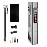 4-in-1 Multifunctional Vacuum Cleaner Portable Air Compressor with Pressure Gauge with LED Display Device Charger USB Re