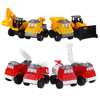 4 IN1 Construction de camion véhicule coulissant pelle assemblage amovible vis écrou Puzzle bricolage assemblage moulé s