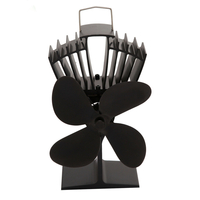 4 lames de chauffage à bois ventilateur poêle cheminée feu chaleur thermique économiseur de carburant Ecofan