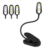 4 LED USB Rechargeable Eye-Care Book Light Clip On White & Warm Lampe de table For Music Stand Night Reading Piano