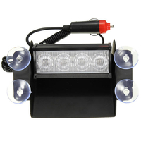 4 LED Voiture durgence pare-vent Sucker avertissement stroboscope lampe de poche