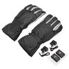 4 mode réglable 2200mAh Batterie rechargeable électrique chauffant des mains réchauffant des gants de moto imperméable