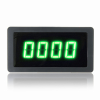 4 Numérique Vert LED Tachymètre RPM Compteur De Vitesse Avec NPN Capteur De Commutateur De Proximité Hall
