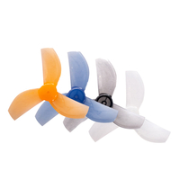 4 paires Gemfan 35MM Durable 3 pales FPV Micro hélice 1mm trou central PC pour minuscule Whoop RC Drone FPV Racing