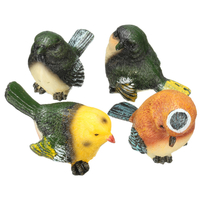 4 Pcs / Set Résine Oiseaux Statue Figurine Maison Jardin DIY Bonsa Bureau Décor Ornement Décorations