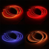4 PCS 15.5 Pouce Général De Voiture 60 LED Anneau De Roue Lumières RGB 5050 SMD Bluetooth Contrôle Lampes DC12V 25W Simp