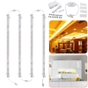 4 PCS 30 CM 30 W 5630 Transparent Couverture LED Rigide Bande de Lumière Cabinet Lampe Cuisine Vitrine AC110-240 V