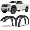 4 PCS avant + roue arrière Fender Flares avec Pocket Rivet Noir Pour Toyota Tundra 2007-2013