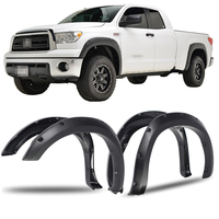 4 PCS avant + roue arrière Fender Flares avec Pocket Rivet Noir Pour Toyota Tundra 2007-2013