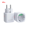[4 Pcs] BlitzWolf® BW-SHP13 ZigBee 3.0 Prise WIFI intelligente 16A Prise EU Comptage délectricité APP Télécommande