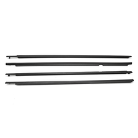 4 Pcs Car Weatherstrip Window Moulding Trim Strip Seal Belt Pour Toyota Corolla 2007 ~ 2014