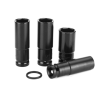 4 Pcs Clé Électrique Tournevis Hex Socket Tête Kits Ensemble pour Impact Clé Kit