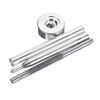 4 Pcs En Cuir En Métal Outils Craft Snap Rivet Attache Boutons Kit Dinstallation Installation Main Punch Tool Set