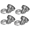 4 pcs En Laiton Amortisseur Haut-Parleur Spike + Pad Base Amplificateur Isolation Cône Stand Pieds