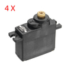 4 PCS JX PDI-1171MG 17g engrenage en métal noyau moteur servo numérique micro pour modèles RC