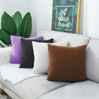 40 * 40 cm taie doreiller à carreaux velours épaississement housse de coussin décoration de la maison canapé-lit ta
