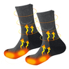 40-55 ℃ chaussettes chauffantes électriques 2200 mah Batterie puissance Rechargeable thermique pieds chaussettes de pied