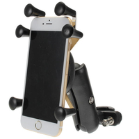 4.0-6.0 pouces Téléphone GPS Support anti-vol pour moto Scooter Bike Guidon