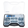 40 pcs Ensemble En Acier Inoxydable Tuyau Tuyau Clips Pinces Vis Réglables Bande Pétrole Pipe Fixation Ressort Clips