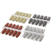 40 Pcs Laboratoire Dentaire Silicone En Caoutchouc Polonais Handpiece Polir Fraises 4 Couleurs Dentaire Outils