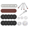 40 pcs Mini Lame De Scie Circulaire Ensemble Résine Roues Diamant Disques De Coupe Rotatif Outil Accessoires pour Bois E