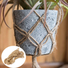 40 pouces Pot de fleur Planter Hanger Macrame Corde Jute Intérieur Outdooors Cordon décoratif