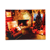 40 x 30 cm actionné LED Décor de Noël à la maison Arbre de Noël Impression sur toile Art mural