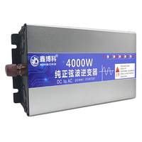 4000-7000W DC 12/24V/48V à AC 220V onduleur à onde sinuso dale Pure amorphe transformateur onduleur photovolta que LCD a