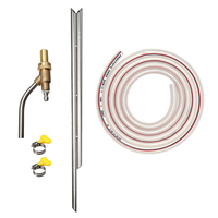 4000PSI Kits de sableuse pour nettoyeur haute pression Fixation de pistolets de buse de sablage 1/4 pouce Connexion rapi