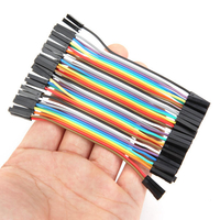 400pcs 10cm femelle à femelle Jumper câble Dupont pour