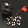 400r-63-22-4f 4 flûte visage indexables fraise avec 10pcs apmt1604pder inserts