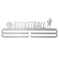 400x142x2mm Sportif Médaille Cintres Gym Football Basketball Match Rack Support Daffichage Mural