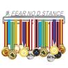 400x158mm Médailles Titulaire De Sport En Acier En Acier Courant Médaille Cintre Présentoir Décorations