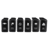 40A 12V Double bleu LED interrupteur déclairage modifié avec relais de faisceau de câblage de 2, 5 m pour Toyota ATV