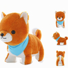 40CM Simulation créative Super mignon peu amuse bois de chauffage chien en peluche jouets bébé enfants cadeau danni
