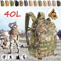 40L Grande Capacité 600D Sac De Rangement Oxford Macbook Imperméable Sac À Dos Camouflage