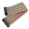 40pcs 30cm Mâle à Femelle Sauteur Câble Dupont Fil Pour Arduino