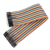 40pcs 30cm Mâle à Femelle Sauteur Câble Dupont Fil Pour Arduino