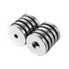 40pcs 30x5mm aimants à trou fraisé 5mm trou aimant néodyme terre rare avec vis
