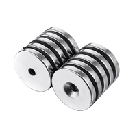 40pcs 30x5mm aimants à trou fraisé 5mm trou aimant néodyme terre rare avec vis
