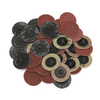 40pcs 40/80/120/240 Grits 2 pouces Roll Lock R Type Sanding Disque abrasif