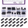 40Pcs 74HCxx 74LSxx Series Logics IC Assortment Kit Low-Power Schottky 20 Types with Storage Box for Electronic Projects