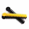40pcs dentaires orthodontiques orthèses élastomères élastiques ligatures ligatures bandes