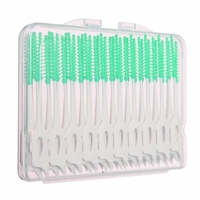 40pcs Interdentaire entre Brosse de Dents de Soie Massage Elastique Gomme Cure-dent