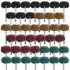 40pcs le polissage de grincement de roue de 25 mm polissant des roues mis pour dremel