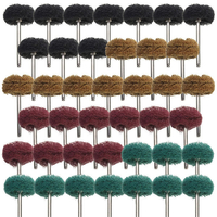 40pcs le polissage de grincement de roue de 25 mm polissant des roues mis pour dremel