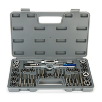 40Pcs M3-M12 Vis Écrou Tap Die Set avec des clés Outils de main de jauge de fil